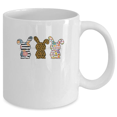 Easter Day Leopard Striped Bunny Rabbit Mug Coffee Mug | Teecentury.com