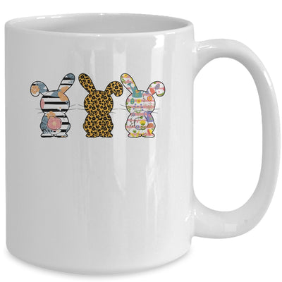 Easter Day Leopard Striped Bunny Rabbit Mug Coffee Mug | Teecentury.com