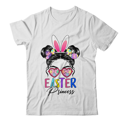 Easter Princess Bunny Messy Bun Cute Girls Teens Shirt & Hoodie | teecentury