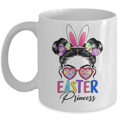 Easter Princess Bunny Messy Bun Cute Girls Teens Mug | teecentury