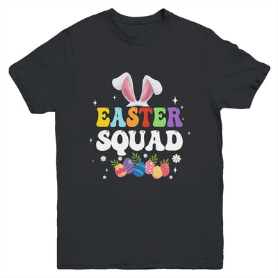 Easter Squad Family Matching Bunny Ears Egg Hunting Youth Shirt | teecentury