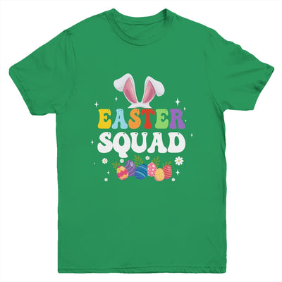 Easter Squad Family Matching Bunny Ears Egg Hunting Youth Shirt | teecentury