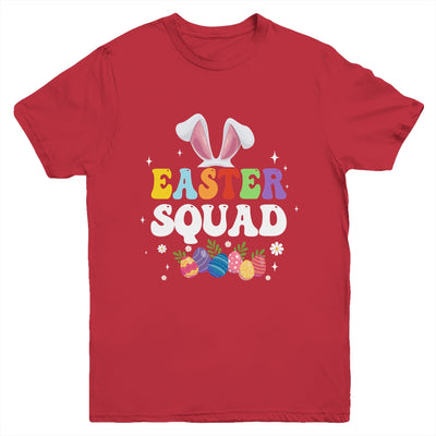 Easter Squad Family Matching Bunny Ears Egg Hunting Youth Shirt | teecentury