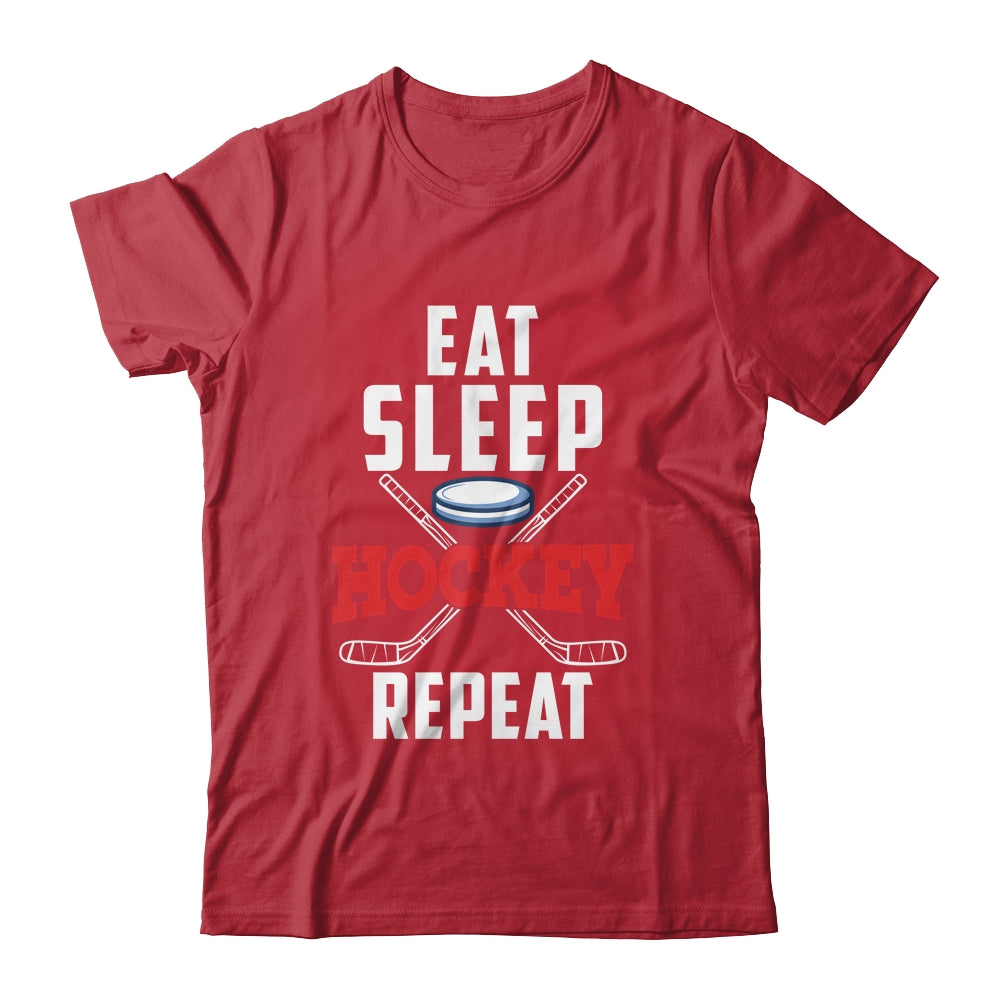 Eat Sleep Hockey Repeat For Hockey Player Shirt & Hoodie | teecentury