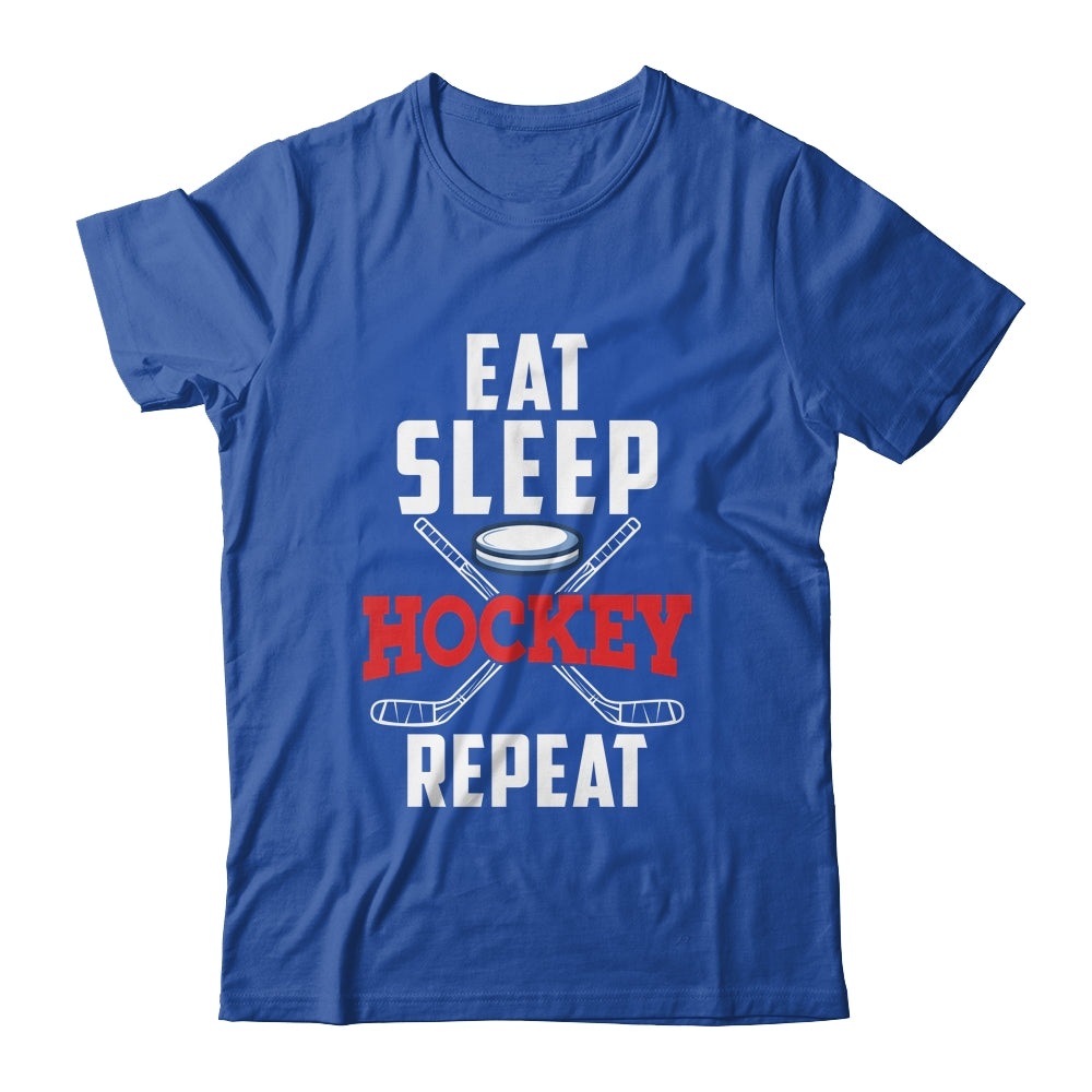 Eat Sleep Hockey Repeat For Hockey Player Shirt & Hoodie | teecentury