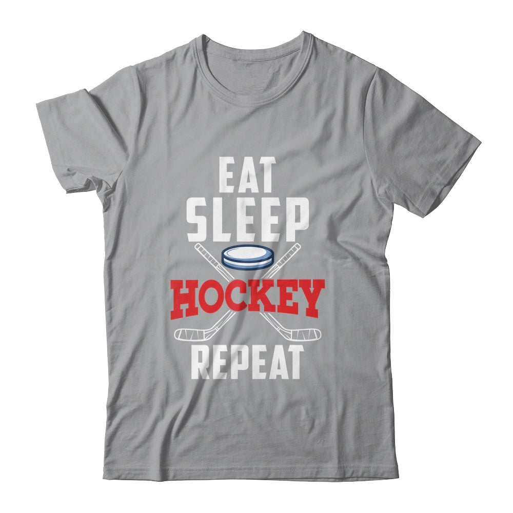 Eat Sleep Hockey Repeat For Hockey Player Shirt & Hoodie | teecentury