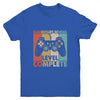 Elementary School Graduation Level Complete Video Games Boys Youth Shirt | teecentury