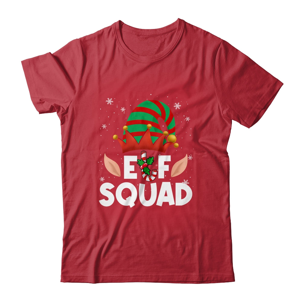 Elf Squad Funny Family Christmas Matching Family Teens Shirt