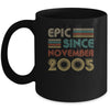 Epic Since November 2005 17th Birthday Gift 17 Yrs Old Mug Coffee Mug | Teecentury.com