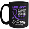 Epilepsy Awareness Messed With The Wrong Family Support Mug Coffee Mug | Teecentury.com
