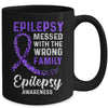 Epilepsy Awareness Messed With The Wrong Family Support Mug Coffee Mug | Teecentury.com