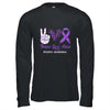 Epilepsy Awareness Peace Love Cure Leopard T-Shirt & Hoodie | Teecentury.com