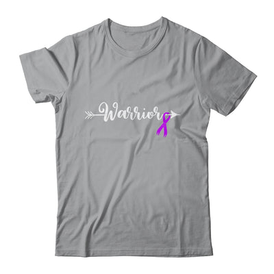 Epilepsy Warrior Epilepsy Awareness Purple Ribbon Shirt & Tank Top | teecentury