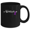 Epilepsy Warrior Epilepsy Awareness Purple Ribbon Mug | teecentury
