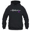 Epilepsy Warrior Epilepsy Awareness Purple Ribbon Shirt & Tank Top | teecentury