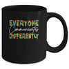 Everyone Communicates Differently Autism Special Ed Teacher Mug | teecentury