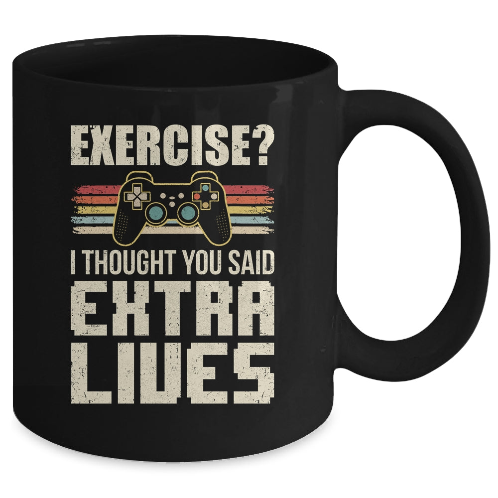 Extra Lives Funny Video Game Controller Retro Gamer Boys Mug | teecentury
