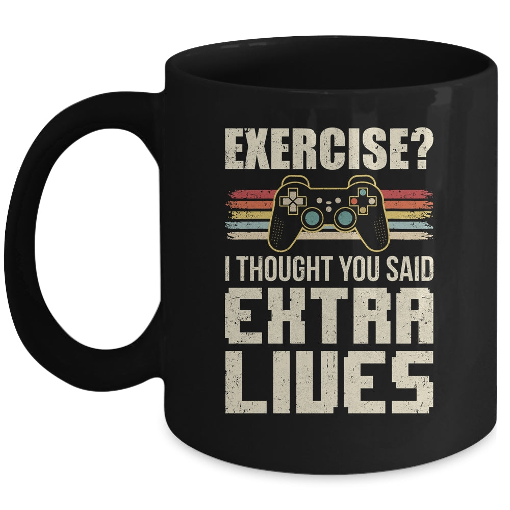 Extra Lives Funny Video Game Controller Retro Gamer Boys Mug | teecentury