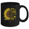 F-Bomb Mom Tattoos Pretty Eyes And Thick Thighs Sunflower Mug Coffee Mug | Teecentury.com