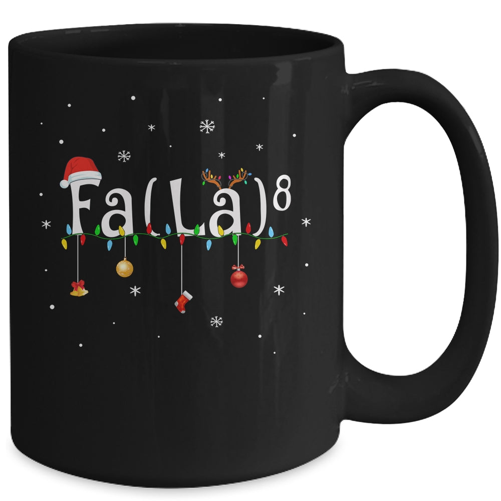 FA (LA)8 Funny Christmas Santa Fa La Math Mug Coffee Mug | Teecentury.com