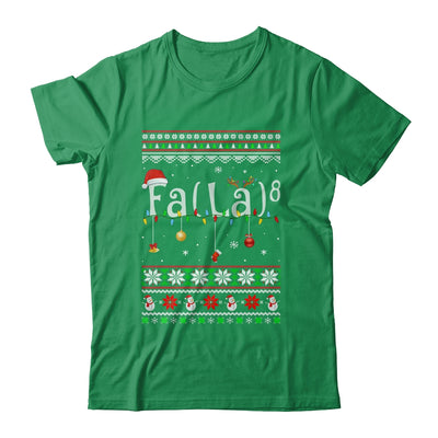 FA (LA)8 Funny Christmas Santa Fa La Math Ugly Xmas T-Shirt & Sweatshirt | Teecentury.com