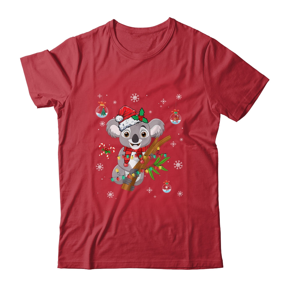 Fa La La Koala La La Cute Koala Bear Christmas Xmas Lights Shirt & Sweatshirt | teecentury