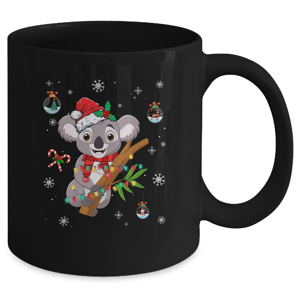 Fa La La Koala La La Cute Koala Bear Christmas Xmas Lights Mug | teecentury