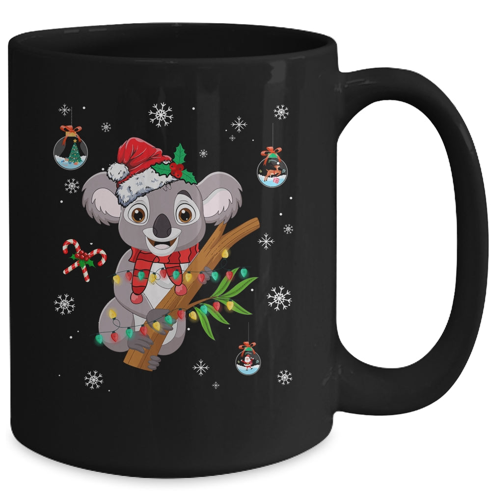 Fa La La Koala La La Cute Koala Bear Christmas Xmas Lights Mug | teecentury