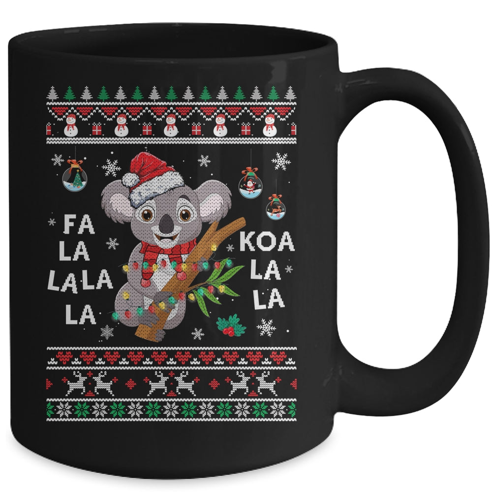 Fa La La Koala La La Cute Koala Bear Santa Christmas Koala Mug | teecentury