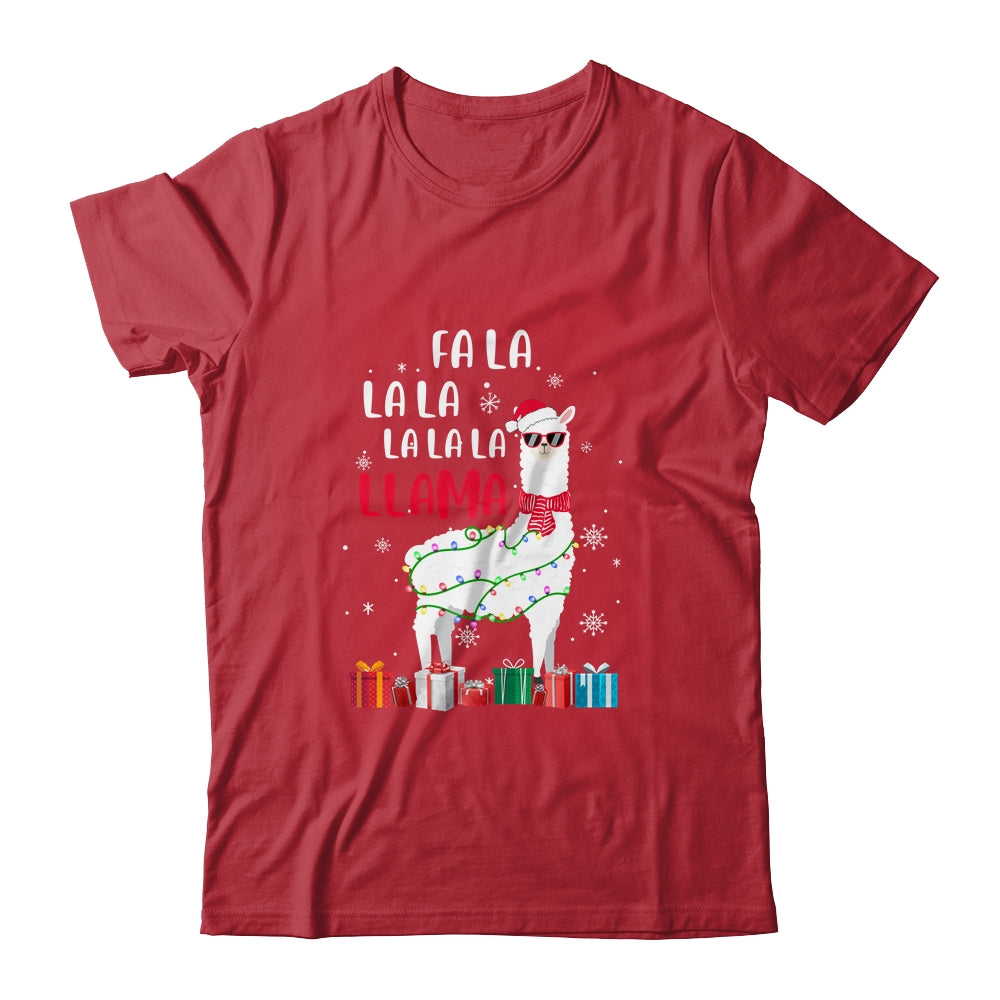 Fa La La Llama Christmas For Women Men Kids T-Shirt & Sweatshirt | Teecentury.com