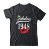 Fabulous Since 1948 Chapter 74 Birthday Gifts Tees T-Shirt & Tank Top | Teecentury.com