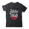 Fabulous Since 1950 Chapter 72 Birthday Gifts Tees T-Shirt & Tank Top | Teecentury.com