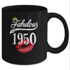Fabulous Since 1950 Chapter 72 Birthday Gifts Tees Mug Coffee Mug | Teecentury.com