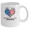 Faith Family Freedom Fourth Of July American Flag Patriotic Mug Coffee Mug | Teecentury.com