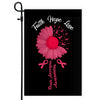 Faith Hope Love Brain Aneurysm Awareness Flag Daisy Flower Burgundy Ribbon Flag | Teecentury.com