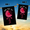 Faith Hope Love Brain Aneurysm Awareness Flag Daisy Flower Burgundy Ribbon Flag | Teecentury.com