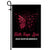 Faith Hope Love Butterfly Brain Aneurysm Awareness Flag Burgundy Ribbon Flag | Teecentury.com