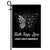 Faith Hope Love Butterfly Brain Cancer Awareness Flag Grey Ribbon Flag | Teecentury.com