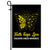 Faith Hope Love Butterfly Childhood Cancer Awareness Flag Gold Ribbon Flag | Teecentury.com