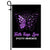 Faith Hope Love Butterfly Epilepsy Awareness Flag Purple Ribbon Flag | Teecentury.com