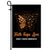 Faith Hope Love Butterfly Kidney Cancer Awareness Flag Orange Ribbon Flag | Teecentury.com