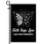 Faith Hope Love Butterfly Lung Cancer Awareness Flag White Ribbon Flag | Teecentury.com