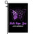 Faith Hope Love Butterfly Lupus Awareness Flag Purple Ribbon Flag | Teecentury.com