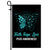 Faith Hope Love Butterfly PCOS Awareness Flag Teal Ribbon Flag | Teecentury.com