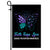 Faith Hope Love Butterfly Suicide Prevention Awareness Flag Teal and Purple Ribbon Flag | Teecentury.com
