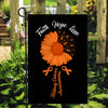 Faith Hope Love Kidney Cancer Awareness Flag Daisy Flower Orange Ribbon Flag | Teecentury.com