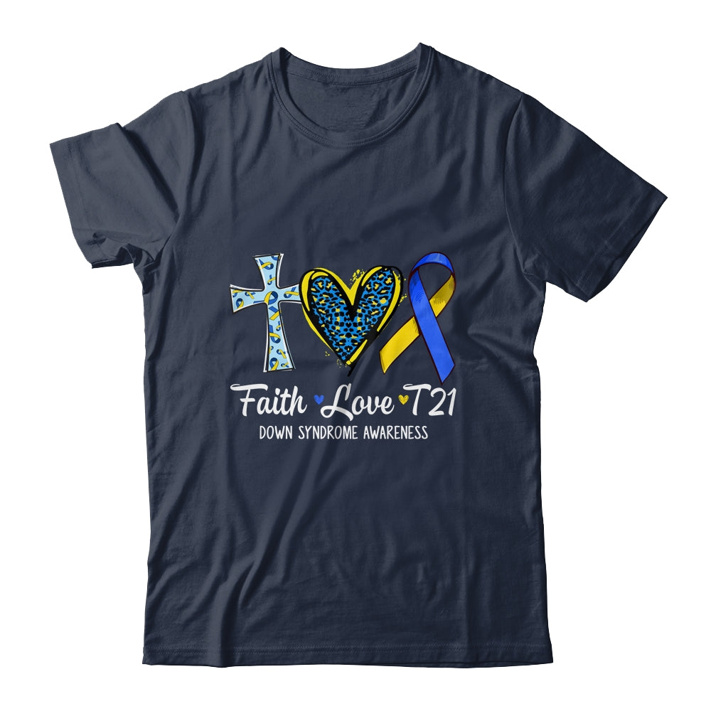 Faith Love Down Syndrome Awareness Christian Men Women Shirt & Hoodie | teecentury