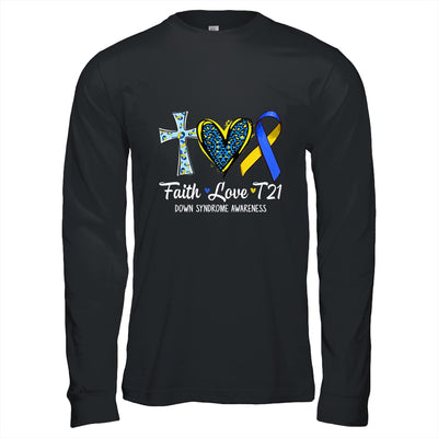 Faith Love Down Syndrome Awareness Christian Men Women Shirt & Hoodie | teecentury