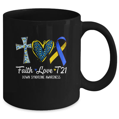 Faith Love Down Syndrome Awareness Christian Men Women Mug | teecentury