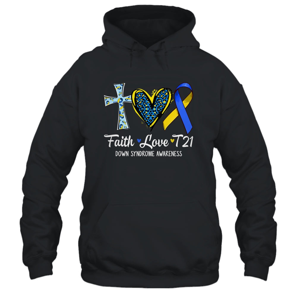 Faith Love Down Syndrome Awareness Christian Men Women Shirt & Hoodie | teecentury
